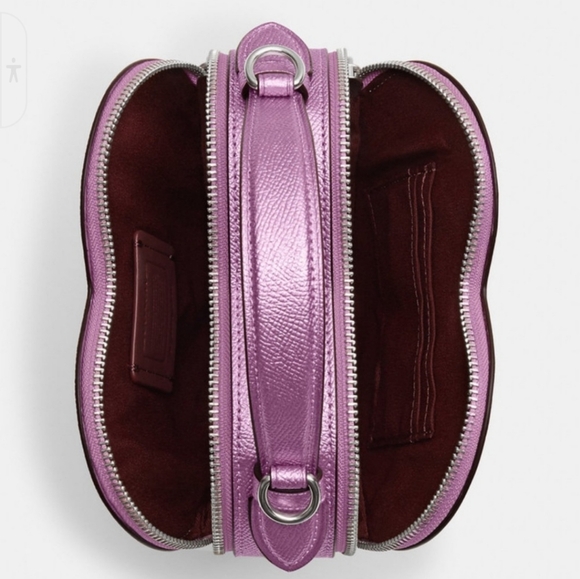 Pink Coach Heart Purse heart ππ - Picture 9 of 12